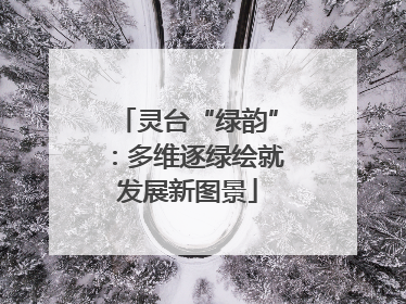 灵台“绿韵”：多维逐绿绘就发展新图景