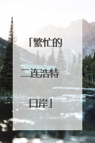 繁忙的二连浩特口岸
