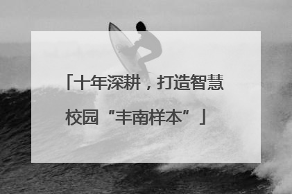 十年深耕，打造智慧校园“丰南样本”