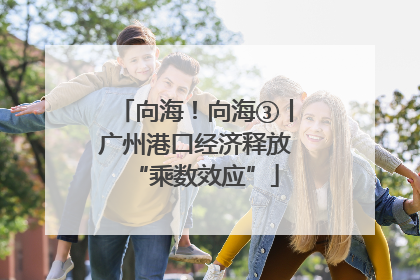 向海！向海③丨广州港口经济释放“乘数效应”