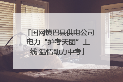 国网镇巴县供电公司 电力“护考天团”上线 温情助力中考