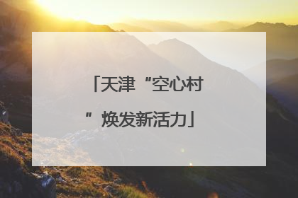天津“空心村”焕发新活力