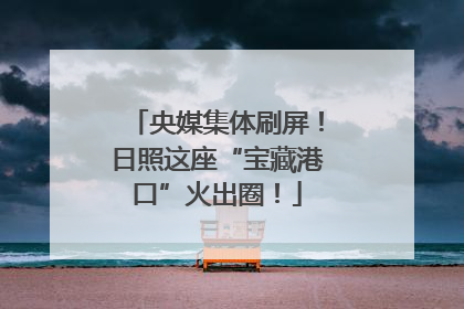 央媒集体刷屏！日照这座“宝藏港口”火出圈！