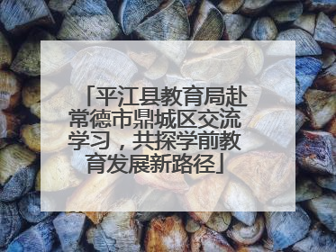 平江县教育局赴常德市鼎城区交流学习，共探学前教育发展新路径