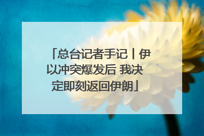 总台记者手记丨伊以冲突爆发后 我决定即刻返回伊朗