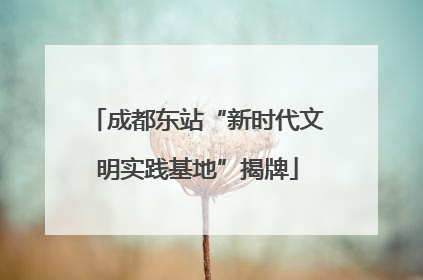 成都东站“新时代文明实践基地”揭牌