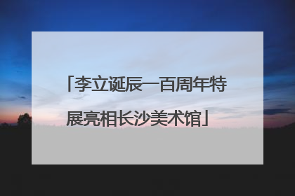李立诞辰一百周年特展亮相长沙美术馆