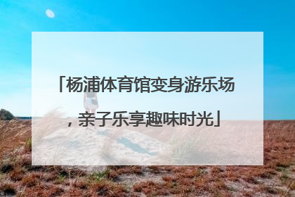 杨浦体育馆变身游乐场，亲子乐享趣味时光