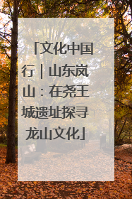 文化中国行｜山东岚山：在尧王城遗址探寻龙山文化
