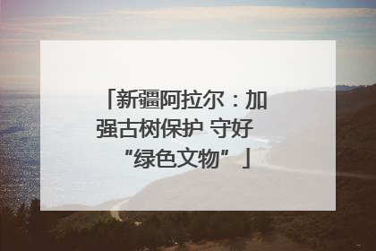 新疆阿拉尔：加强古树保护 守好“绿色文物”