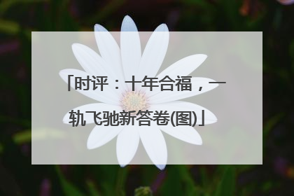 时评：十年合福，一轨飞驰新答卷(图)