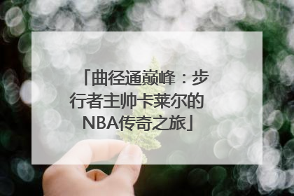 曲径通巅峰：步行者主帅卡莱尔的NBA传奇之旅