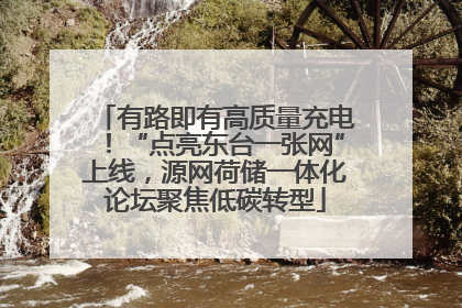 有路即有高质量充电！“点亮东台一张网”上线，源网荷储一体化论坛聚焦低碳转型