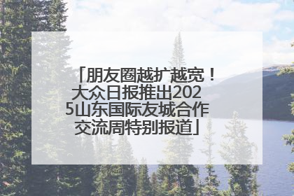 朋友圈越扩越宽！大众日报推出2025山东国际友城合作交流周特别报道