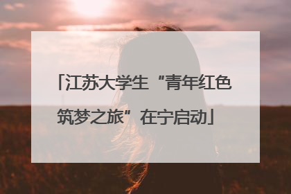 江苏大学生“青年红色筑梦之旅”在宁启动