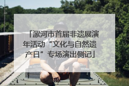 漯河市首届非遗展演年活动“文化与自然遗产日”专场演出侧记
