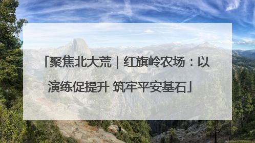 聚焦北大荒｜红旗岭农场：以演练促提升 筑牢平安基石