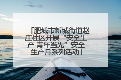 肥城市新城街道赵庄社区开展“安全生产 青年当先”安全生产月系列活动