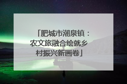 肥城市潮泉镇：农文旅融合绘就乡村振兴新画卷