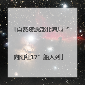 自然资源部北海局“向阳红17”船入列