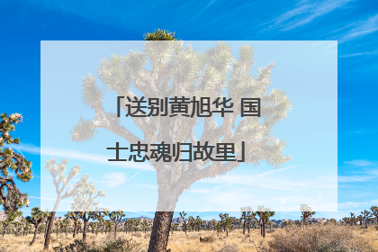 送别黄旭华 国士忠魂归故里