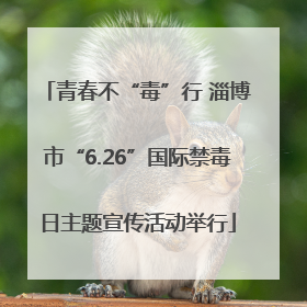 青春不“毒”行 淄博市“6.26”国际禁毒日主题宣传活动举行
