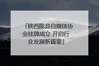陕西陇县自媒体协会挂牌成立 开启行业发展新篇章