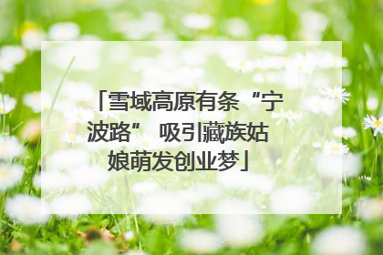 雪域高原有条“宁波路” 吸引藏族姑娘萌发创业梦
