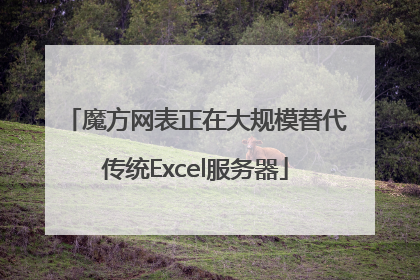 魔方网表正在大规模替代传统Excel服务器