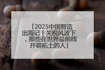 2025中国智造出海记丨关税风波下，那些在世界最前线开疆拓土的人