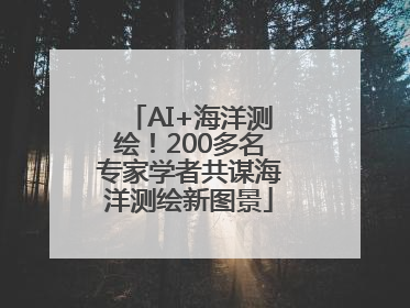 AI+海洋测绘！200多名专家学者共谋海洋测绘新图景